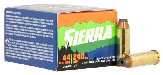 Sierra A861037 Outdoor Master  44RemMag 240gr Jacketed Hollow Point Sport Master 20/Box 151710