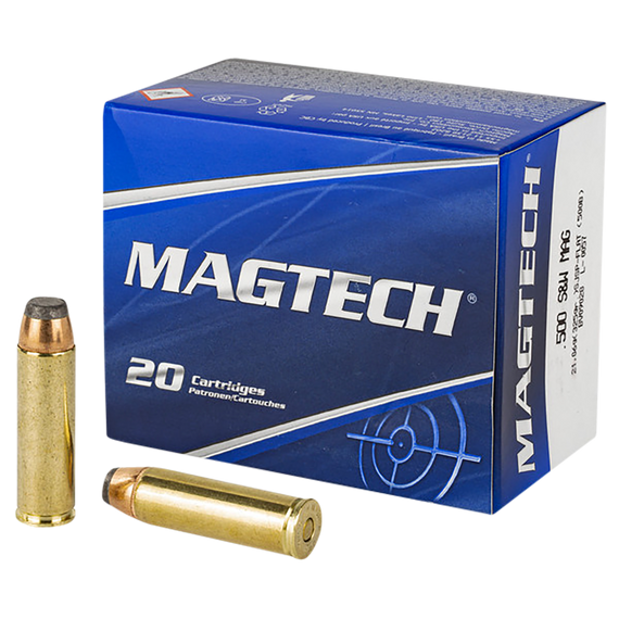 Magtech 500B Range/Training  500S&WMag 325gr Semi Jacketed Soft Point Flat 20 Per Box/25 Case 15659