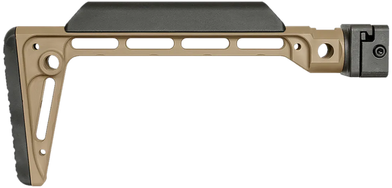 Midwest Industries MIMINSFFDE Minimalistic Side Folding Stock Flat Dark Earth 6061 Aluminum Folding 173721