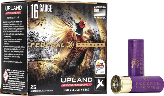 Federal Premium Prairie Storm Shotshells 16gs 2-3/4" 1-1/8oz 1425 fps #4 25/ct FAPFX164FS4