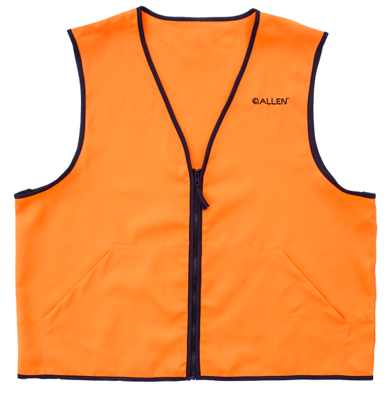 Allen 15766 Deluxe Hunting Vest Large Orange Polyester 102887