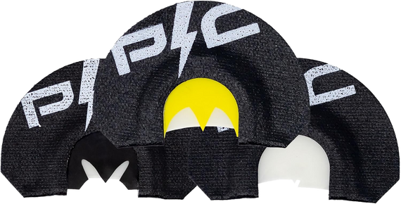 Power Calls 24226 Short Circuit Combo  Diaphragm Call Turkey Hen Sounds Attracts Turkeys Black 3 Pack 137321