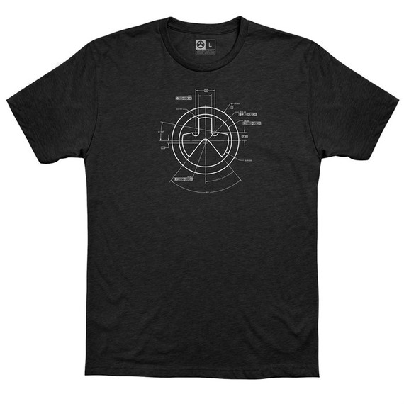 ENGINEERED CVC T-SHIRT SMALL BLACK 250800342