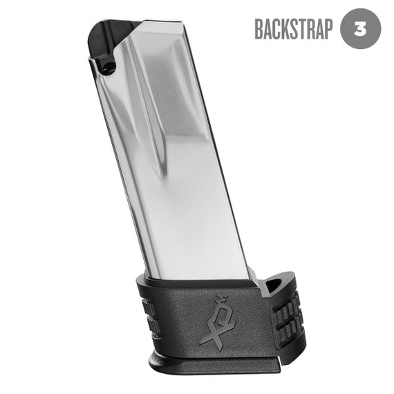 Springfield XD-M Compact Extended Handgun Magazine with Sleeve #3 (for Backstrap #3) 9mm Luger 19/rd FKXDM50193