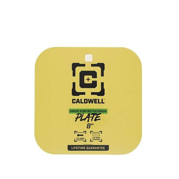 Caldwell AR500 Rimfire/Handgun Target 8" Gong 1/4" Yellow PH4002878