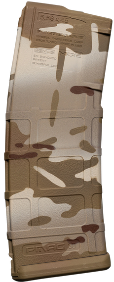 Weapon Works 228054 PMAG GEN M2 MOE 30rd 5.56x45mm NATO MultiCam Arid Polymer Fits AR-15 161487