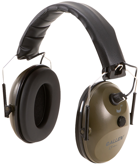 Allen 2225 Single Microphone Emuff  82 dB OD Green/Black Adult 133223