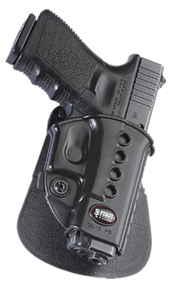 Fobus GL2E2 Passive Retention Evolution OWB Black Polymer Paddle Fits Glock 22 Compatible w Glock 19/22/26  Right Hand 49992