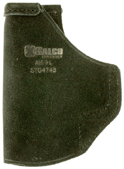 Galco STO474B Stow-N-Go  IWB Black Leather Belt Clip Fits S&W M&P Compact/S&W M&P 2.0 Subcompact/Savage Stance Right Hand 98485