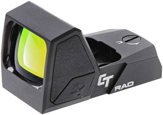 Crimson Trace 0101890 CT RAD  Matte Black 1 x 24 mm x 15.5 mm 5 MOA Green Dot 131522