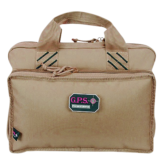 GPS Bags 1310PCT Quad  Tan Holds 4 Handguns 130471