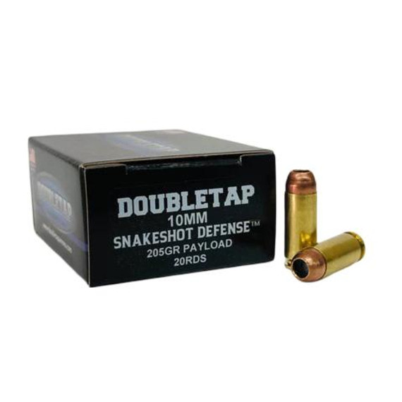 Double Tap DT SnakeShot Defense Ammunition 10mm Auto 135gr+#9 JHP 20/ct DT10MMSS20