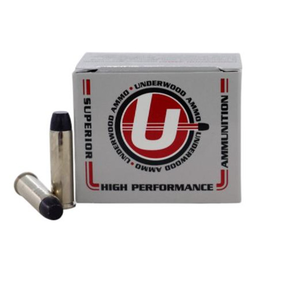 Underwood Ammo Lead Flat Nose Gas Check Handgun Ammunition 357 Mag 180gr LFN 784 fps 20/ct UB720