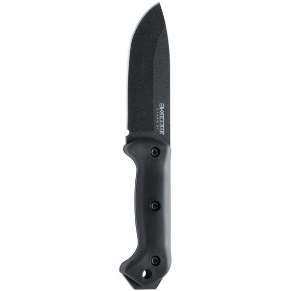 Ka-Bar Becker Companion Fixed Knife 5-1/4" Drop Point Blade Black KYBK2