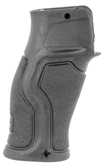 FAB Defense FXGRADUSFBVB Gradus Ergonomic Flat Beavertail Black Polymer w/Rubber Overmold, Fits AR/AK 122691
