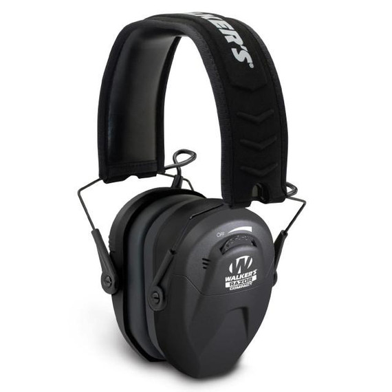 Walker's Game Razor Compact Electronic Ear Muffs 23dB Black WFGWPCRSEM