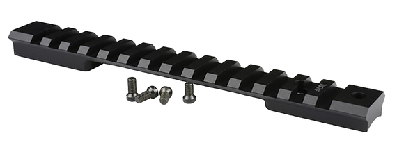 Warne 7684M Ruger American Centerfire Mountain Tech Tactical Rail Black Anodized 0 MOA 103101