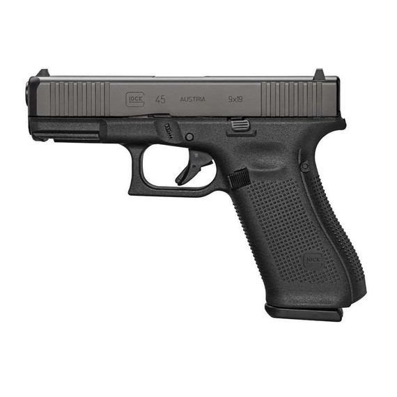 Glock 45 Gen 5 MOS Handgun 9mm Luger 17/rd Magazines (3) 4.02" Barrel Black Austria GLG4517MOSAUT