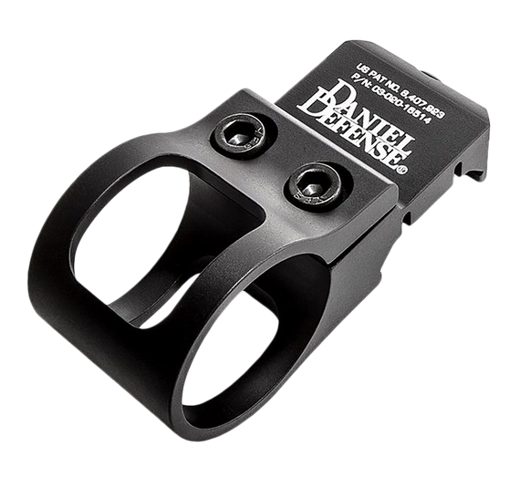 Daniel Defense 0302016514 Offset Flashlight Mount with 1" Diameter Aluminum Black Hard Coat Anodized 59716