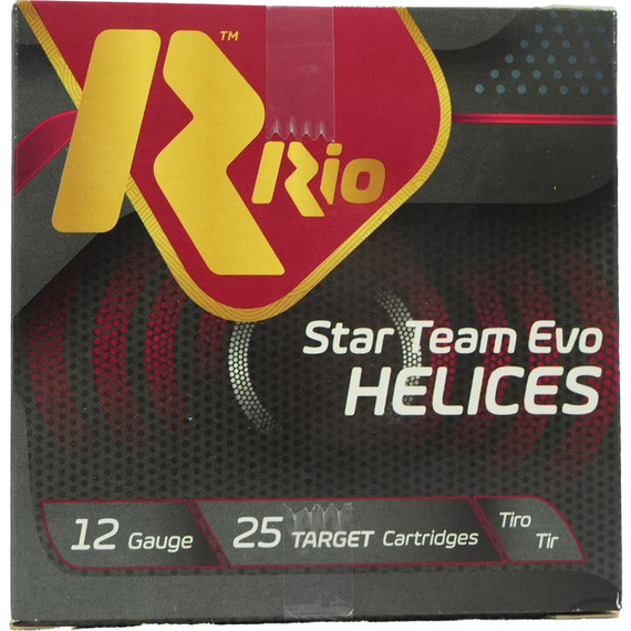 Rio Star Team EVO Helice HV Shotshell 12ga 2-3/4" 1oz 1315 fps #7.5 25/ct ROSTH28HV75