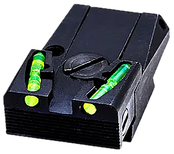 HiViz GLAD211 Adjustable Rear Sight  Front Green Fits Most Glock Models 180192