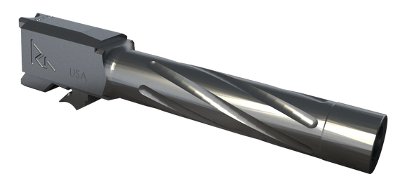 Rival Arms RA20S201B Precision V1 Drop-In Barrel 9mm Luger 3.10" Graphite PVD Finish 416R Stainless Steel Material for S&W M&P (Except for M2.0) 124537
