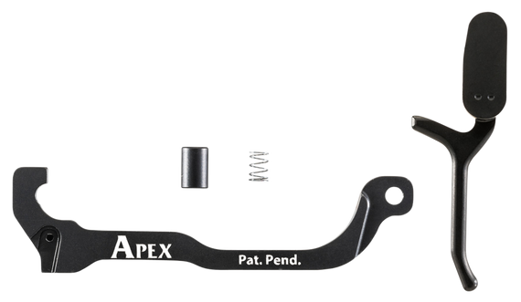 Apex Tactical 112031 Forward Set Sear & Trigger Kit Black Flat Trigger Drop-In Fits Sig P320 Factory Upgraded 117833