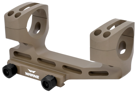 Warne LRSKEL1DE Skeletonized Scope Mount/Ring Combo Extended Dark Earth Aluminum 1" Tube MSR 20 MOA 178920