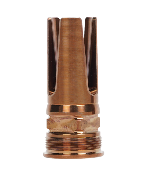 Q LLC ACCFH5/8248.6 Flash Hider  8.6 Blackout Steel 5/8"x24 Threads 2.13" OAL 176927