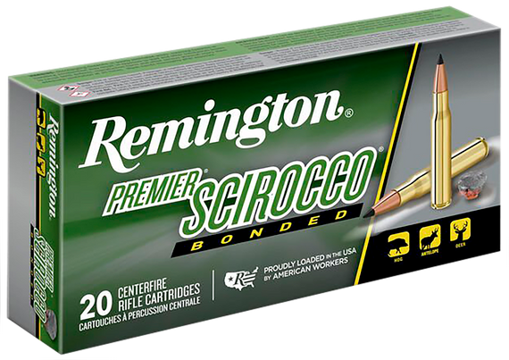 Remington Ammunition 29330 Premier Scirocco Bonded 300WinMag 180gr Swift Scirocco Bonded 20 Per Box/10 Case 67844
