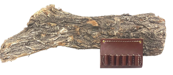 Hunter Company 0500 Cartridge Belt Slide  Chestnut Tan Leather 50 Cal 6rd 2" 149429