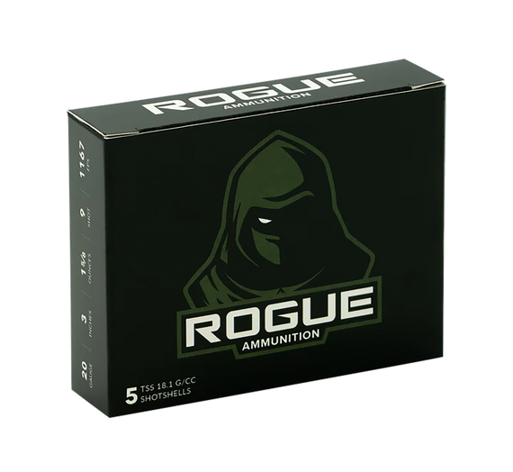 Rogue Ammunition RA-TSS-20-3-158-9 Rogue  20Gauge 3" 1 5/8oz 9Shot 5 Per Box/20 Case 175291