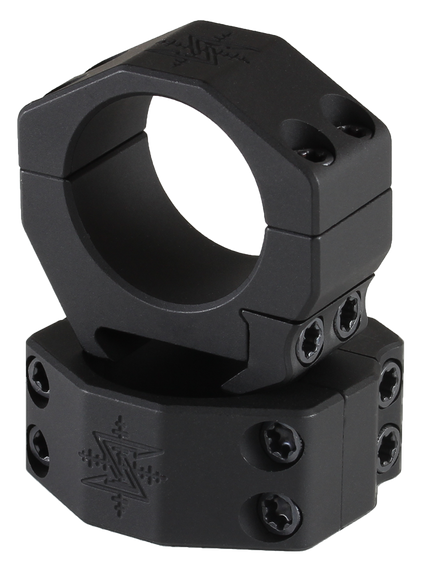 Seekins Precision 0010620010 Scope Rings  Matte Black 30mm Medium 154887