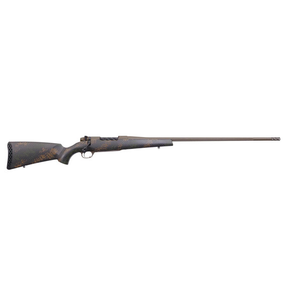Weatherby Mark V Backcountry 2.0 Rifle 6.5-300 Wby. Mag 3rd Magazine 26" Barrel Synthetic Stock Brown and Green XBMBC20N653WR8B