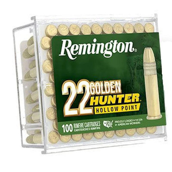 Remington Golden Hunter Rimfire Ammunition .22 LR 40gr PHP 1255 fps 100/ct RTR21251
