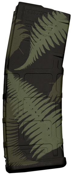 Weapon Works 228048 PMAG GEN M2 MOE 30rd Fits AR/M4 Ferns (Green) Polymer 163786