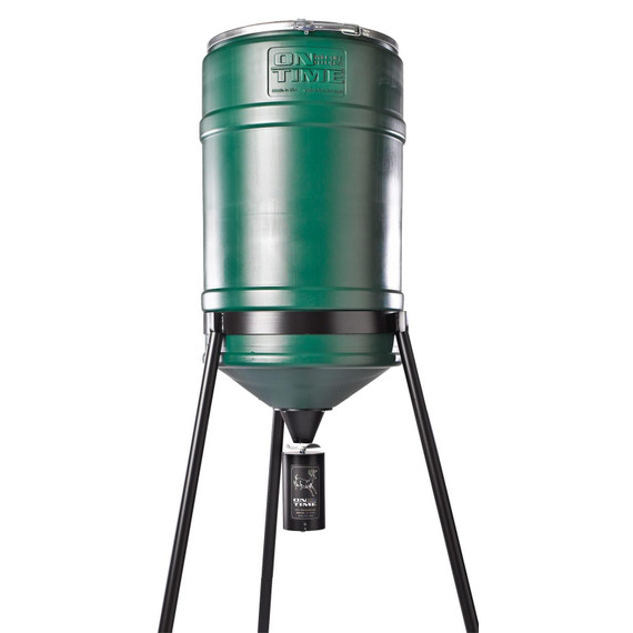 On Time Lifetime Feeder with 200 lb Tripod Hanger OT71236
