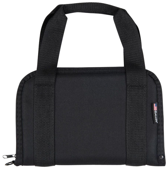 Allen 3640 Pistol Tote  Black Endura 11.50" Long Lockable Holds 1 Handgun 152362