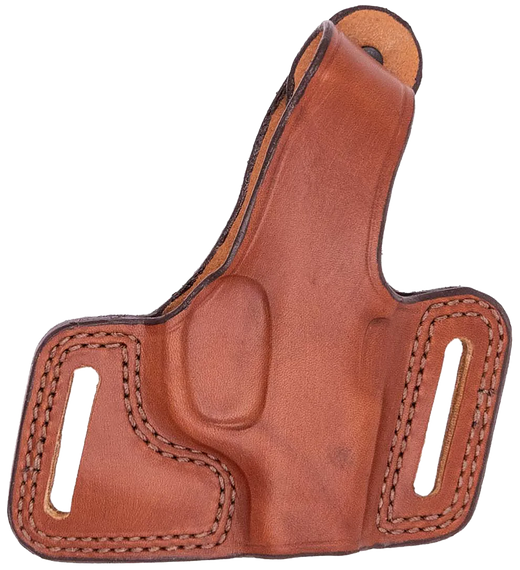 Bianchi 15190 Black Widow  OWB Size 14 Tan Leather Belt Slide Fits Glock 17 Fits Glock 19 Fits Glock 22 Right Hand 29341