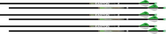 EASTON ARROW AXIS 4MM 340 2"BLAZER VANES 6-PACK LONG RANGE 430123