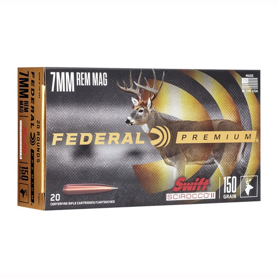 7MM REMINGTON MAGNUM 150GR SCIROCCO II 20/BOX 100054089