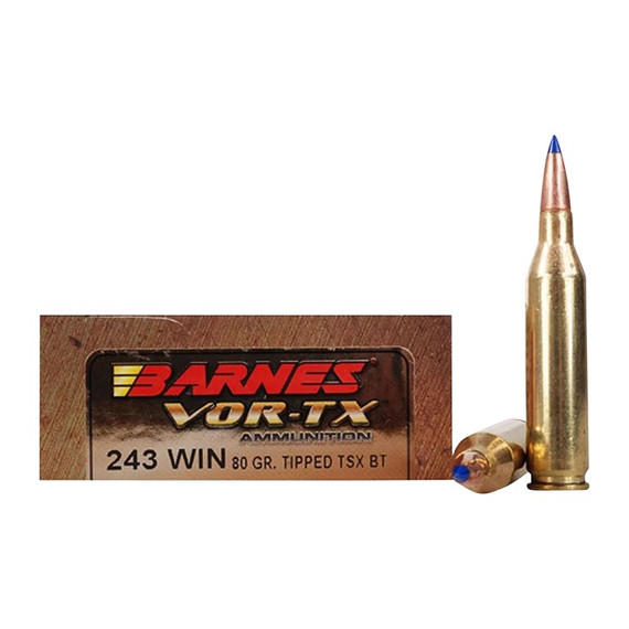 243 WINCHESTER 80GR TIPPED TRIPLE-SHOCK X BT 20/BOX 100033033