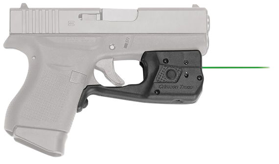 Crimson Trace 0158601 LL-803G Laserguard Pro  Black Green Laser Glock 42/43/43X/48 16206
