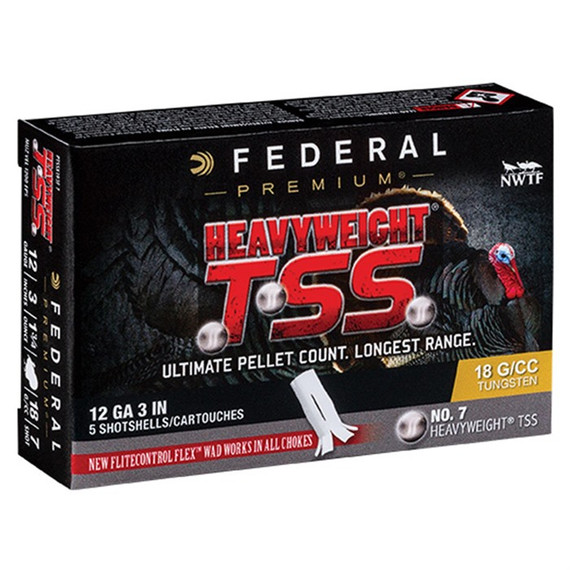 HEAVYWEIGHT TSS 20 GAUGE 3'' 1-1/2 OZ #7 SHOT 5/BOX 105003366 HEAVYWEIGHT TSS 20 GAUGE 3'' 1-1/2 OZ #7 SHOT 5/BOX 105003366