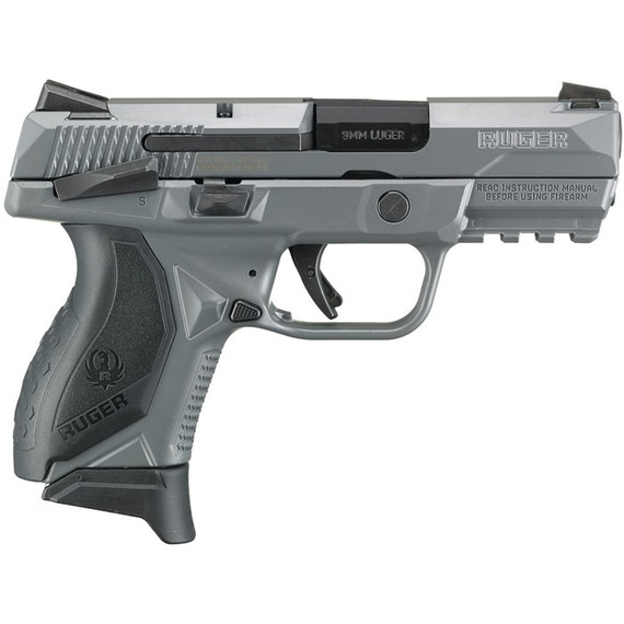 RUGER AMERICAN COMPACT 9MM 3.55”BBL (1)12RD & (1)17RD GRY MS 250033289