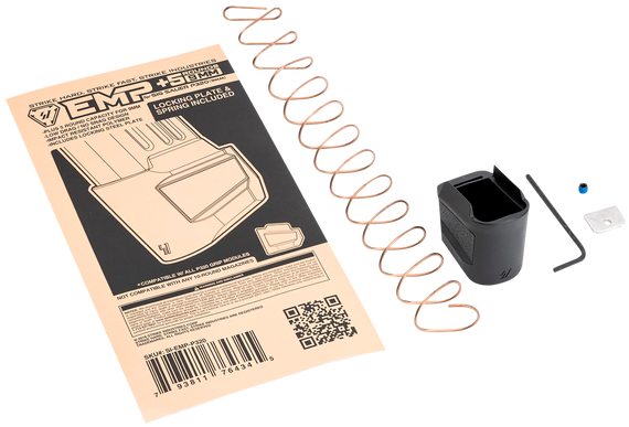 Strike Industries EMPP320 Enhanced Magazine Plate  Enhanced Magazine Plate Extended +5rd 9mm Luger Black Polymer for Sig P320 144028