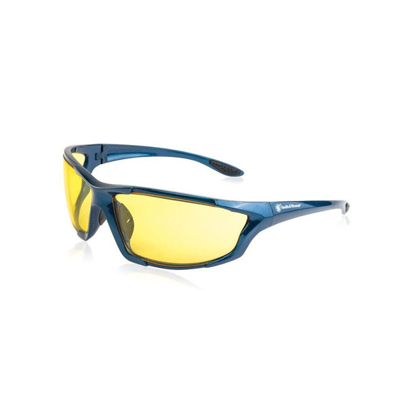 Smith & Wesson Major Full Frame Shooting Glasses Blue with Amber Lens PH110160