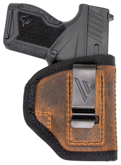 Versacarry RA2113 Ranger  IWB Size 03 Brown Leather Belt Clip 151657