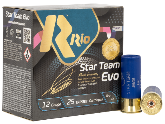 Rio Ammunition ST32HV8 Star Team EVO High Velocity 12 Gauge 2.75" 1 1/8 oz 8 Shot 25 Per Box/ 10 Cs 153243
