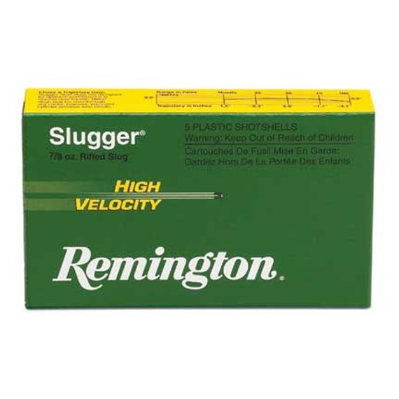 12 GAUGE 2-3/4'' 7/8 OZ RIFLED SLUG 5/BOX 105202253